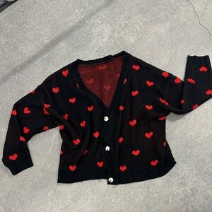 Heart Valentine Cardigan
